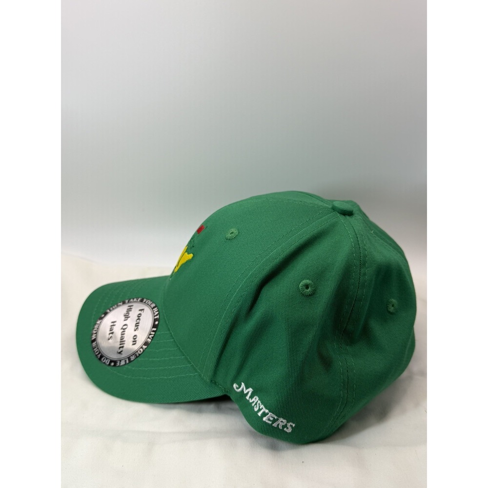 New Masters Golf Tournament Green Hat Embroidered Adjustable Size - Picture 9 of 10